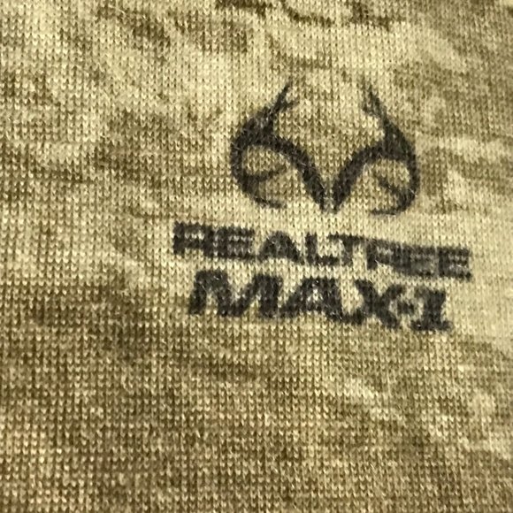 Icebreaker 200 green brown nature print quarter zip top realtree max1 M - Picture 5 of 8